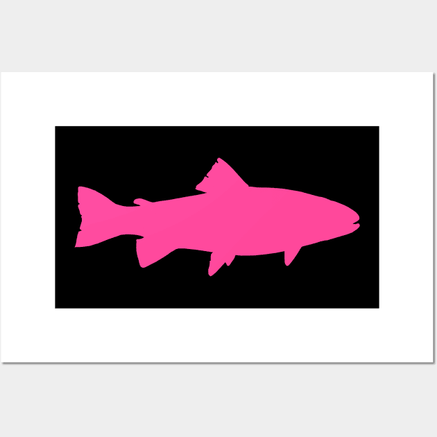 Hot Pink Color Freshwater Fish Trophey Wall Art by Pattern Plans